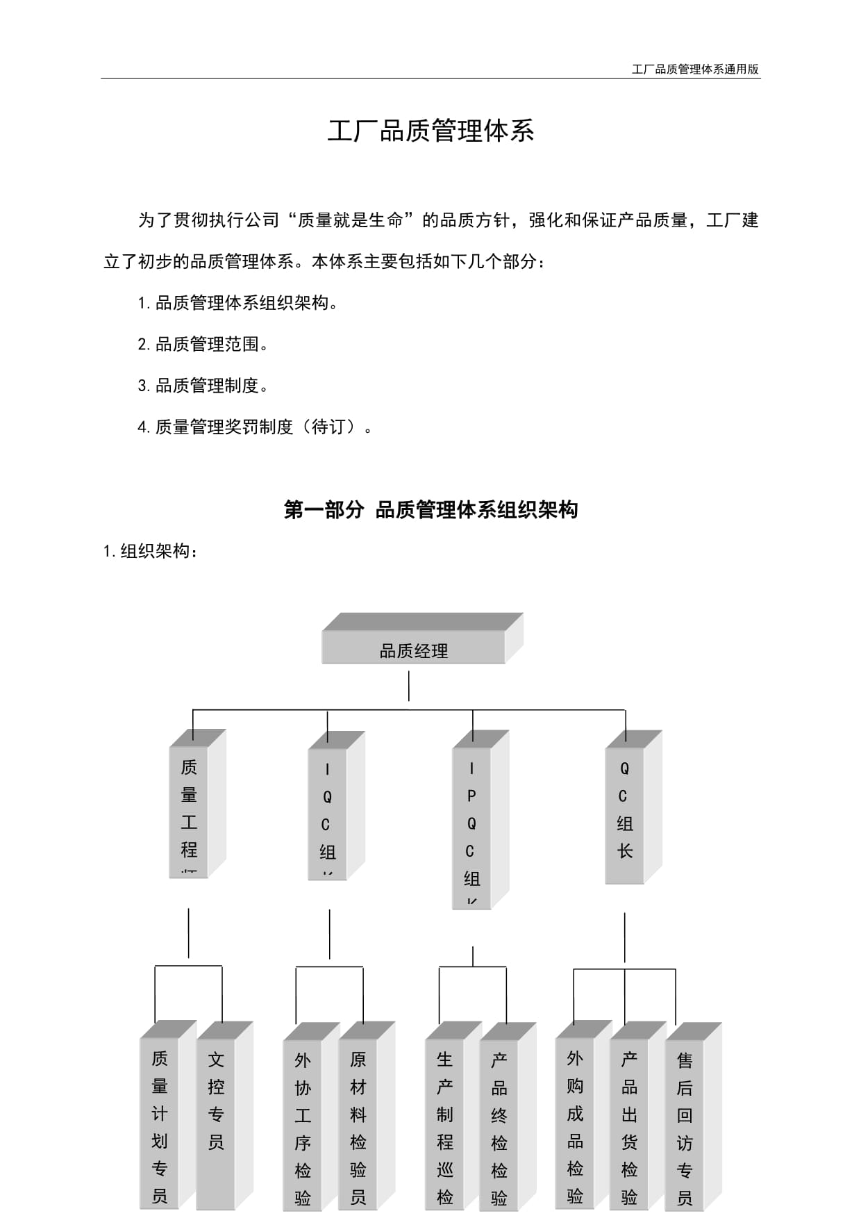 工廠品質(zhì)管理體系 基于系統(tǒng)工程通用范式的構(gòu)建策略
